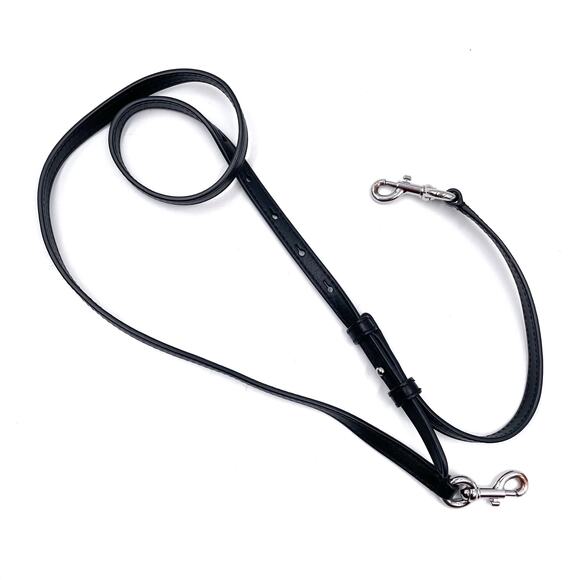 SOLD-Marc Jacobs Adjustable Crossbody Replacement Strap Black Leather - Picture 2 of 7